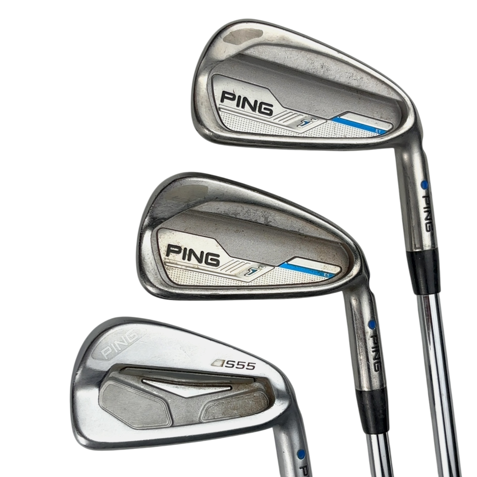 PING S55 Jernsæt / 3-PW / Flex Stiff Stål