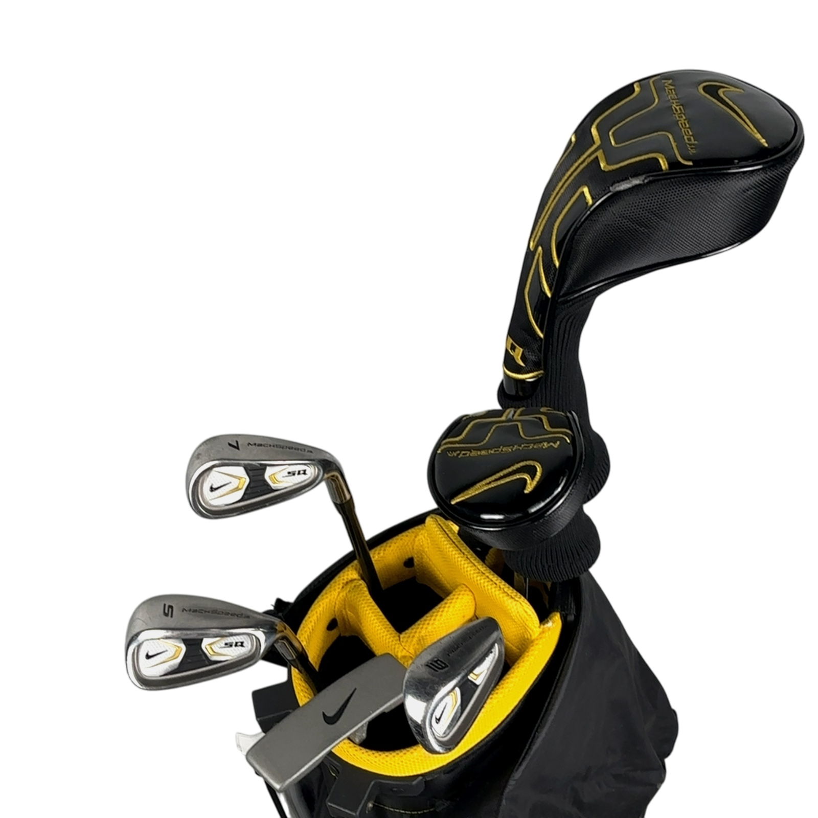 Nike Mach Speed Black Sq Komplet Sæt Med Bag / 7+9+SW / Flex Junior  / Grafit