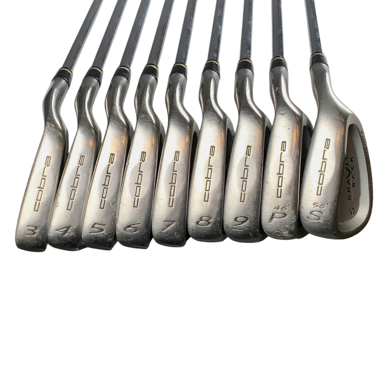 Cobra Gravityback Jernsæt / 3-PW+SW / Flex Regular Stål