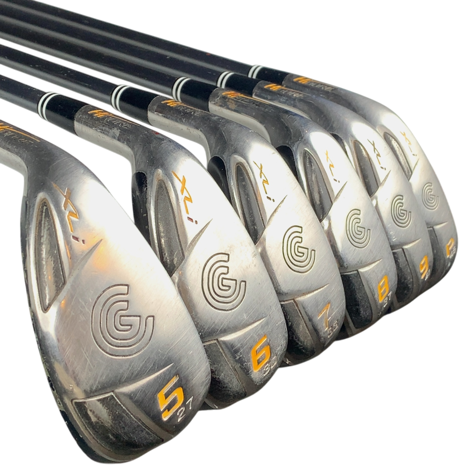 Venstre Cleveland Hi-Bore XLi Jernsæt / 5-PW / Flex Regular / Grafit