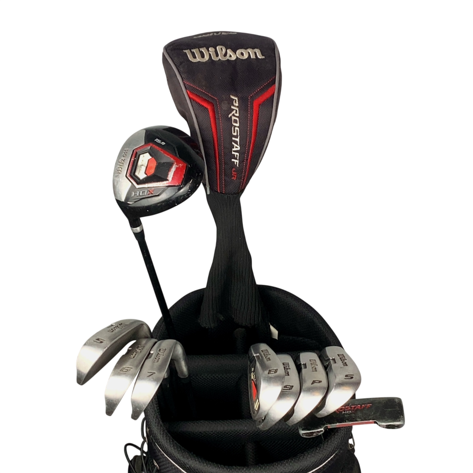 Venstre Wilson Prostaff HDX Komplet Sæt Uden Bag / 5-PW+SW / Flex Regular / Grafit