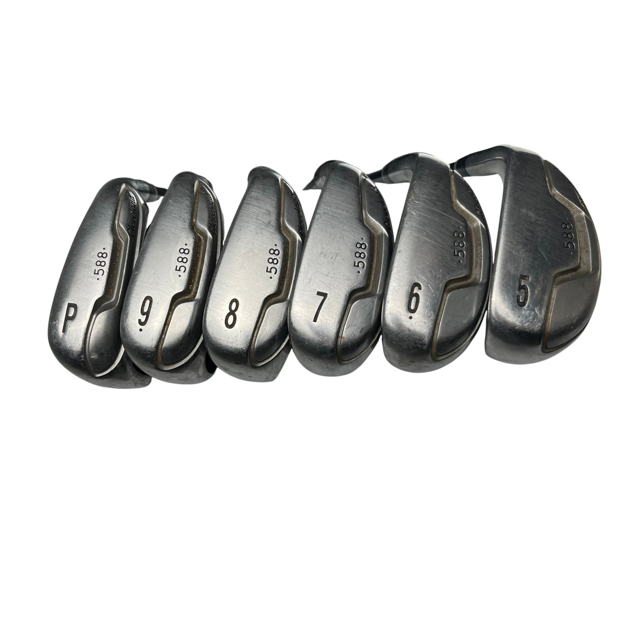 Cleveland 588 Altitude Jernsæt / Flex A-flex / 5H-P / Grafit galleri billede 2 - brugt golf udstyr i god stand
