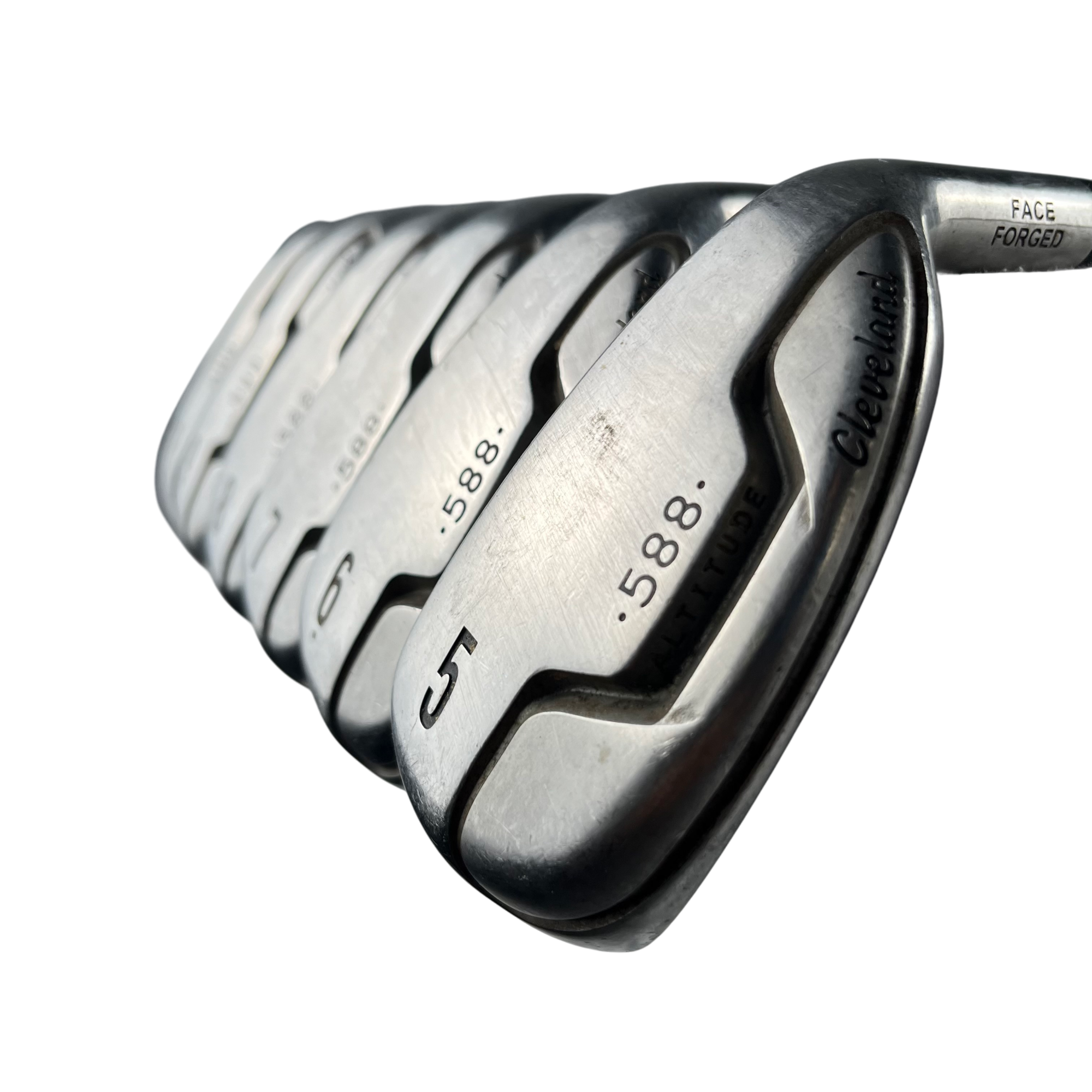 Cleveland 588 Altitude Jernsæt / Flex A-flex / 5H-P / Grafit galleri billede 3 - brugt golf udstyr i god stand