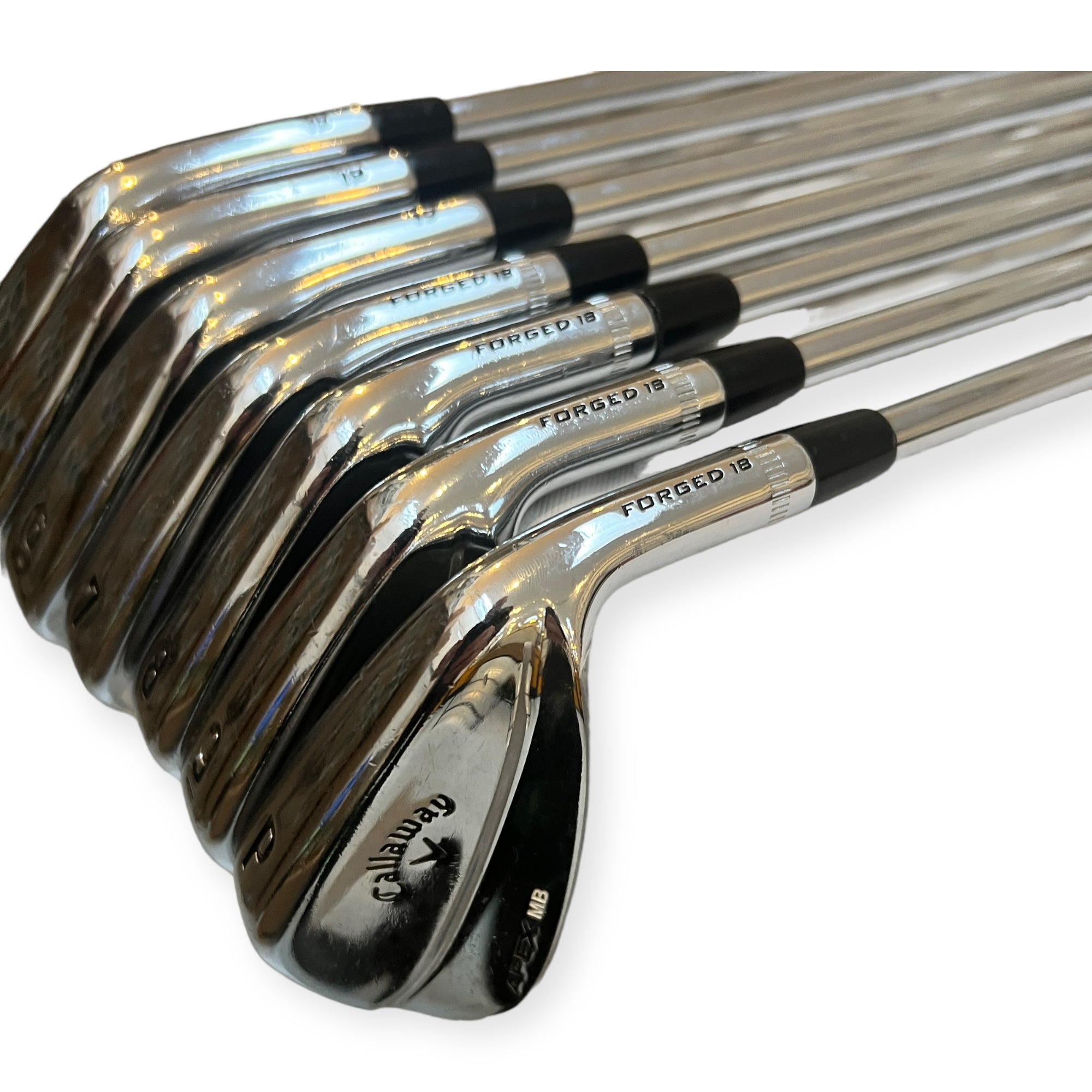 Callaway Apex Pro 19 / Apex MB 18 Combo Jernsæt / 4-PW / Flex Stiff / Stål