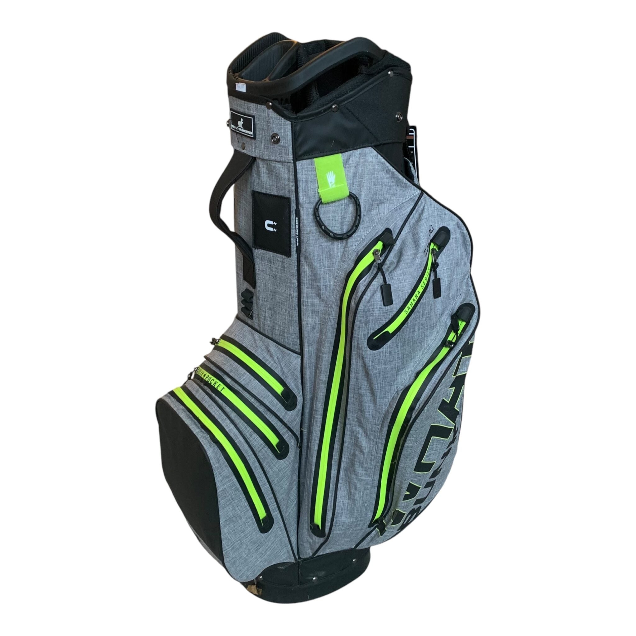 WhatBunkers Zambezi Bag // Grey/Neon - 14 Rum / W. Raincover
