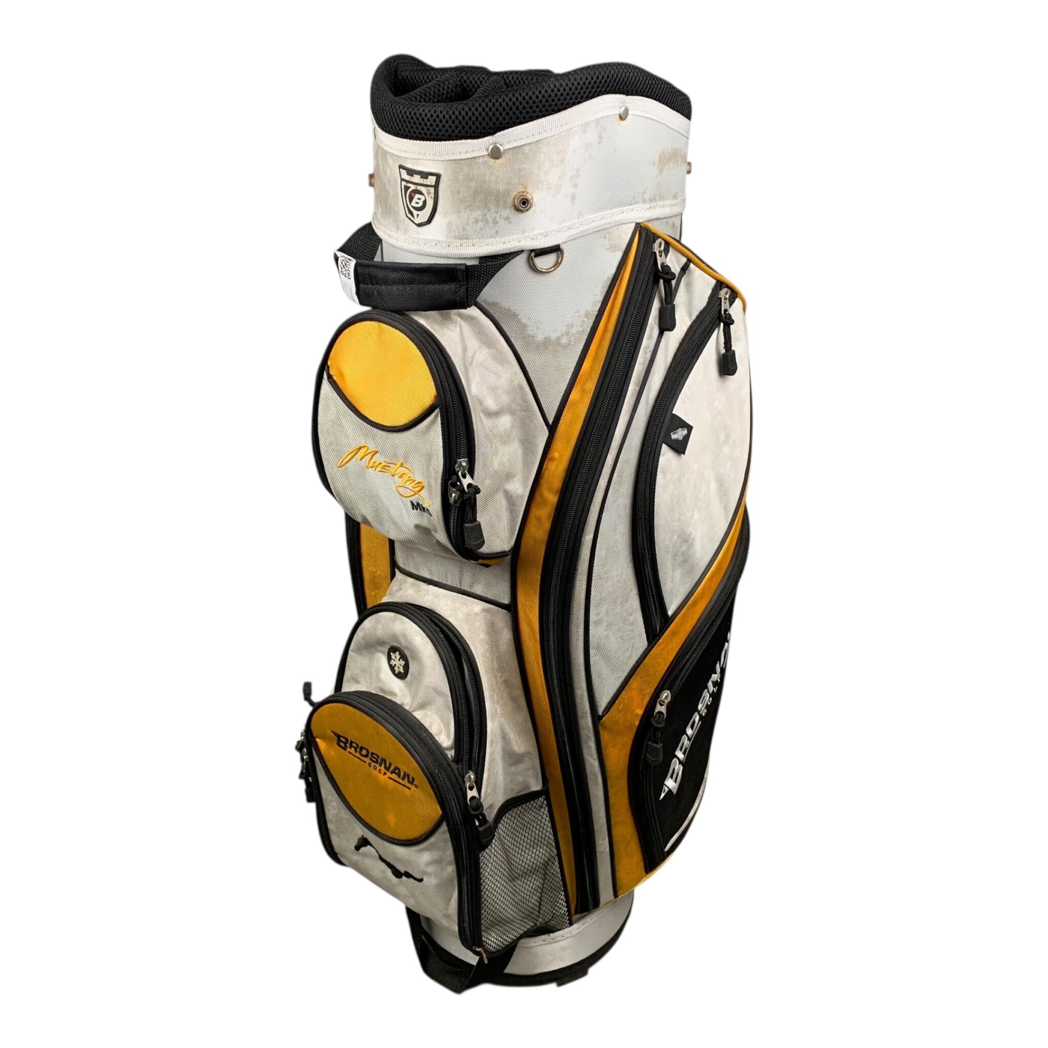Brosnan Cartbag / White/Yellow/Black / 14 Rum