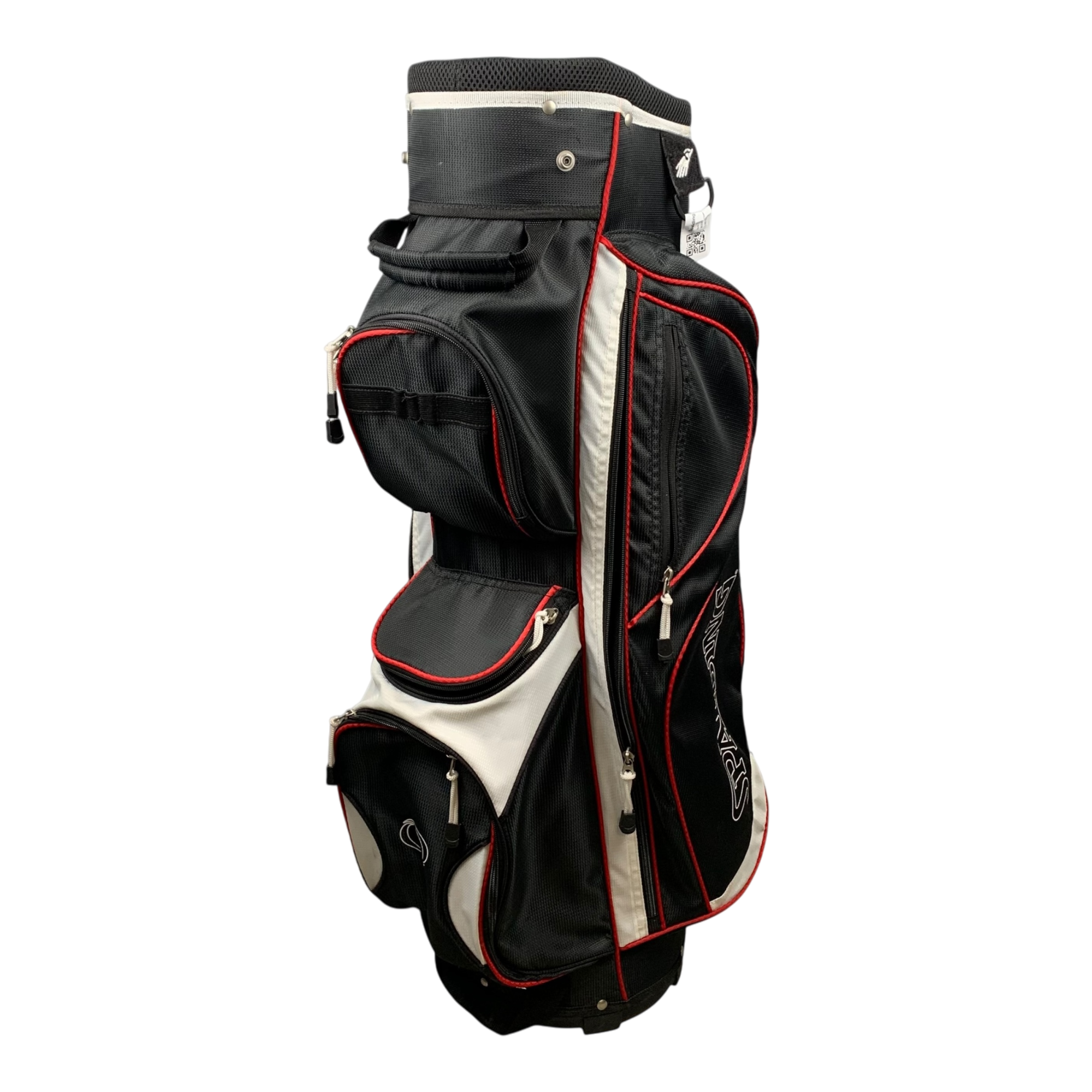 Spalding Cart Bag / 14-Way / Black hovedbillede - brugt golf udstyr i god stand