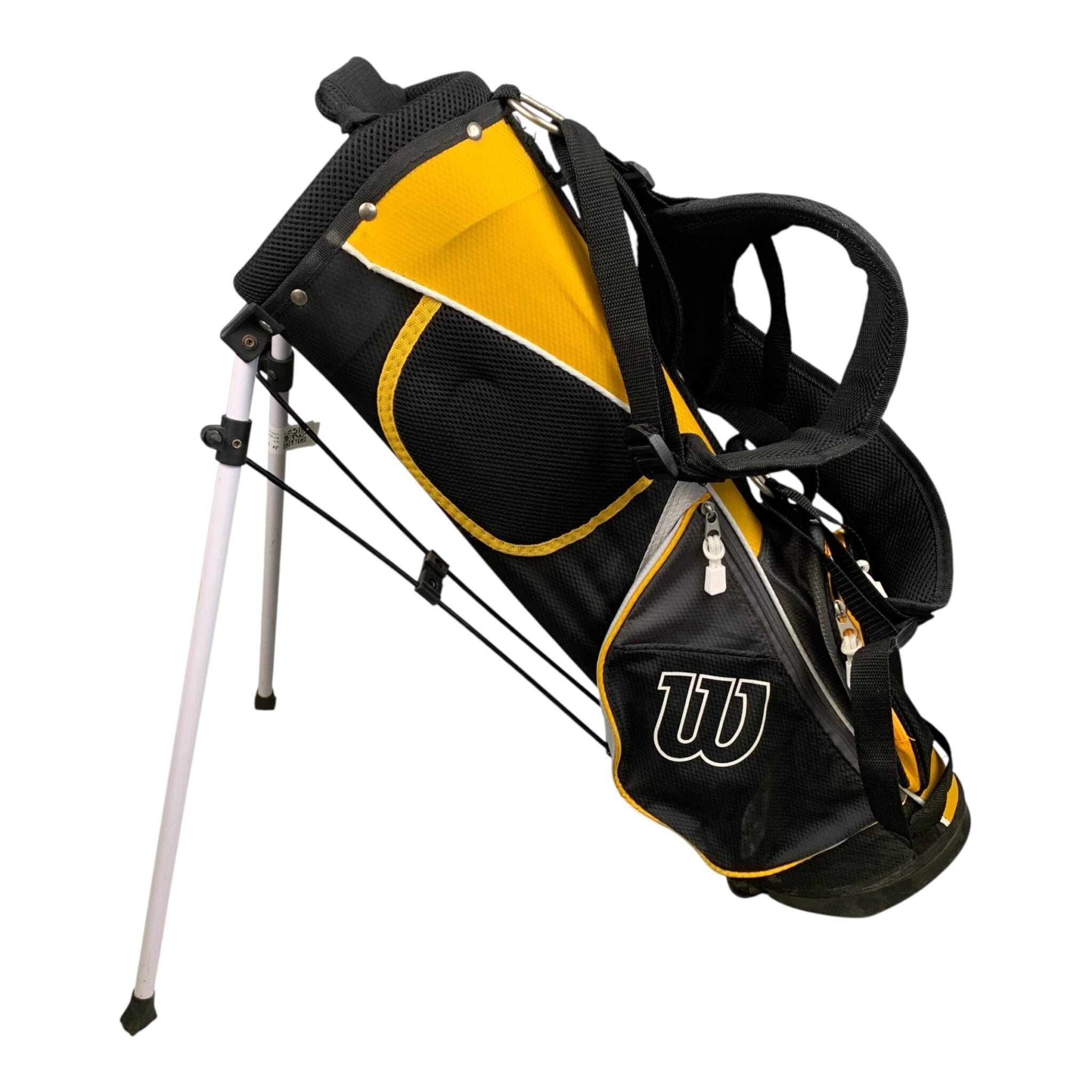 Wilson Junior Bag / Black/Yellow / 4-Rum