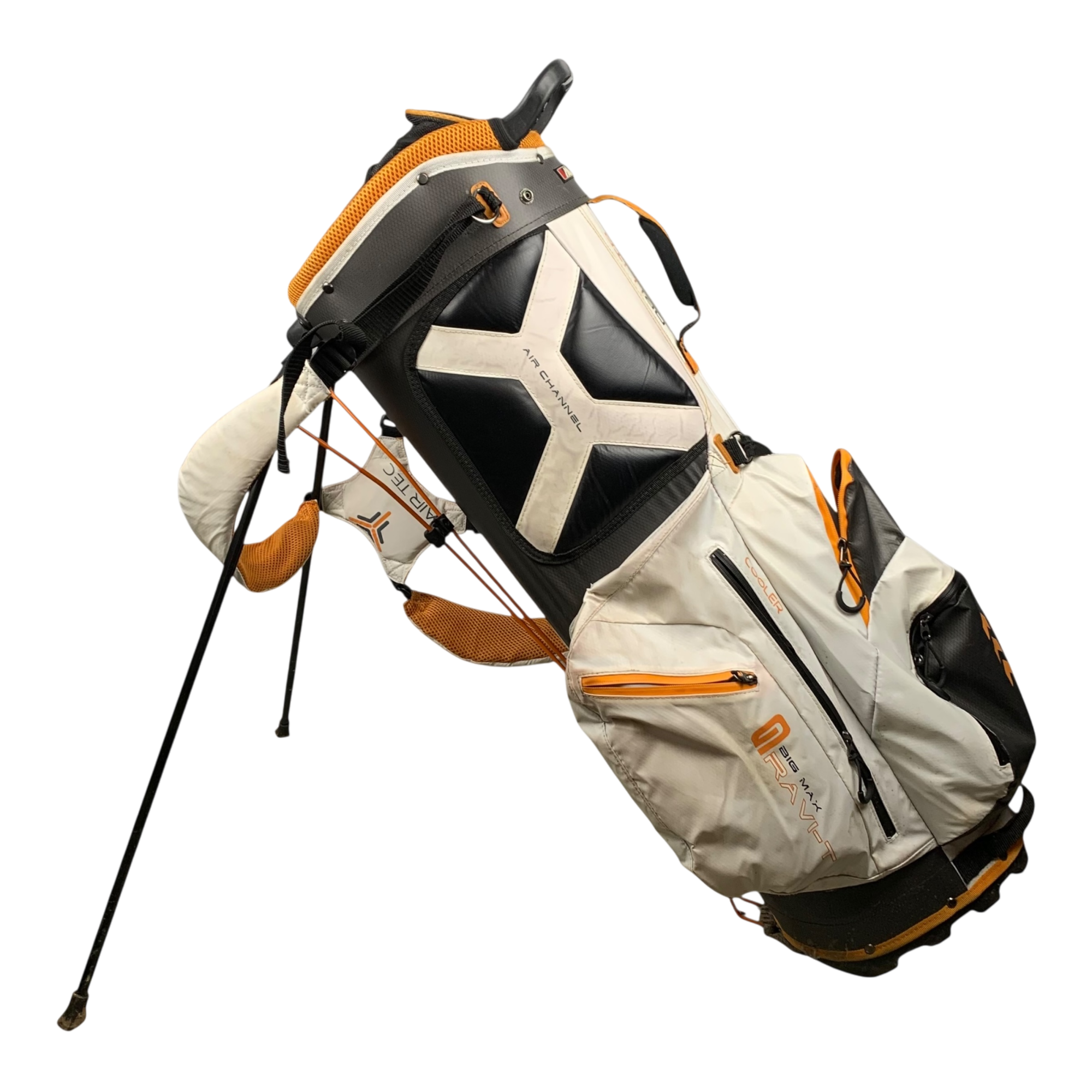 Big Max Ravi-T Stand Bag / 14-Way / White galleri billede 2 - brugt golf udstyr i god stand