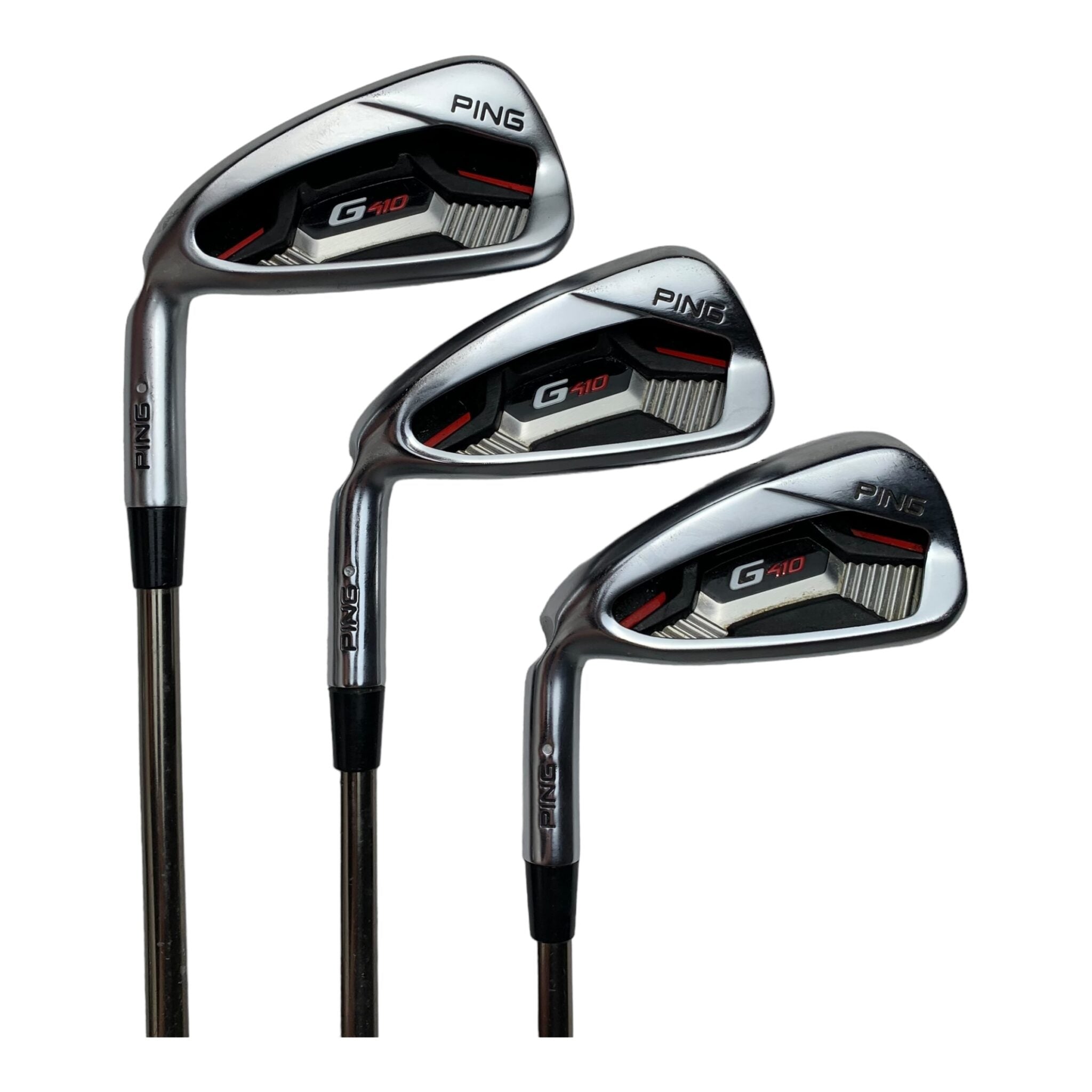 Venstre Ping G410 jernsæt VENSTRE / Flex Regular / 5-W+U+S+L  / Grafit