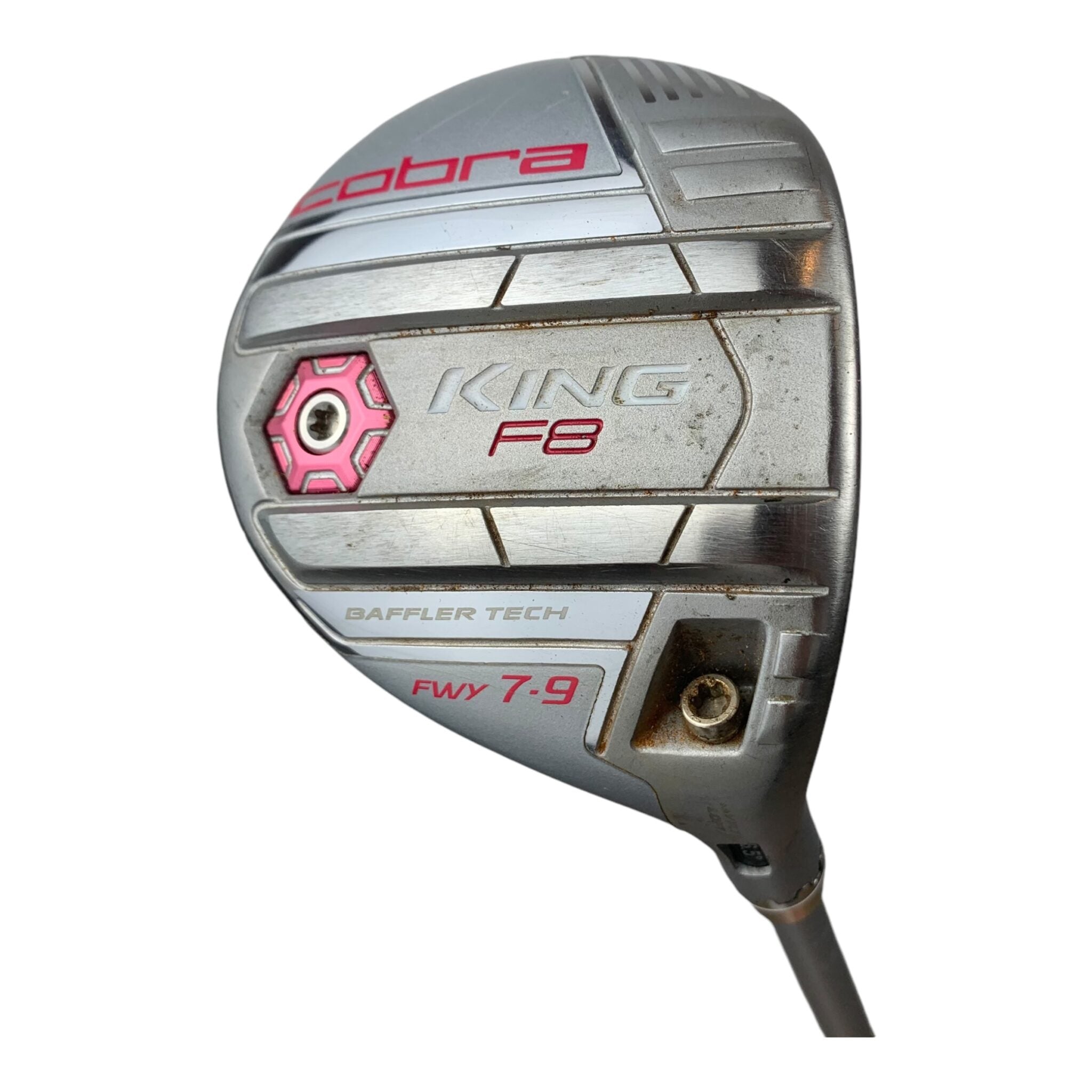 Cobra King F8 Silver Raspberry Fairway Wood / Flex Ladies / #7-9/26.5