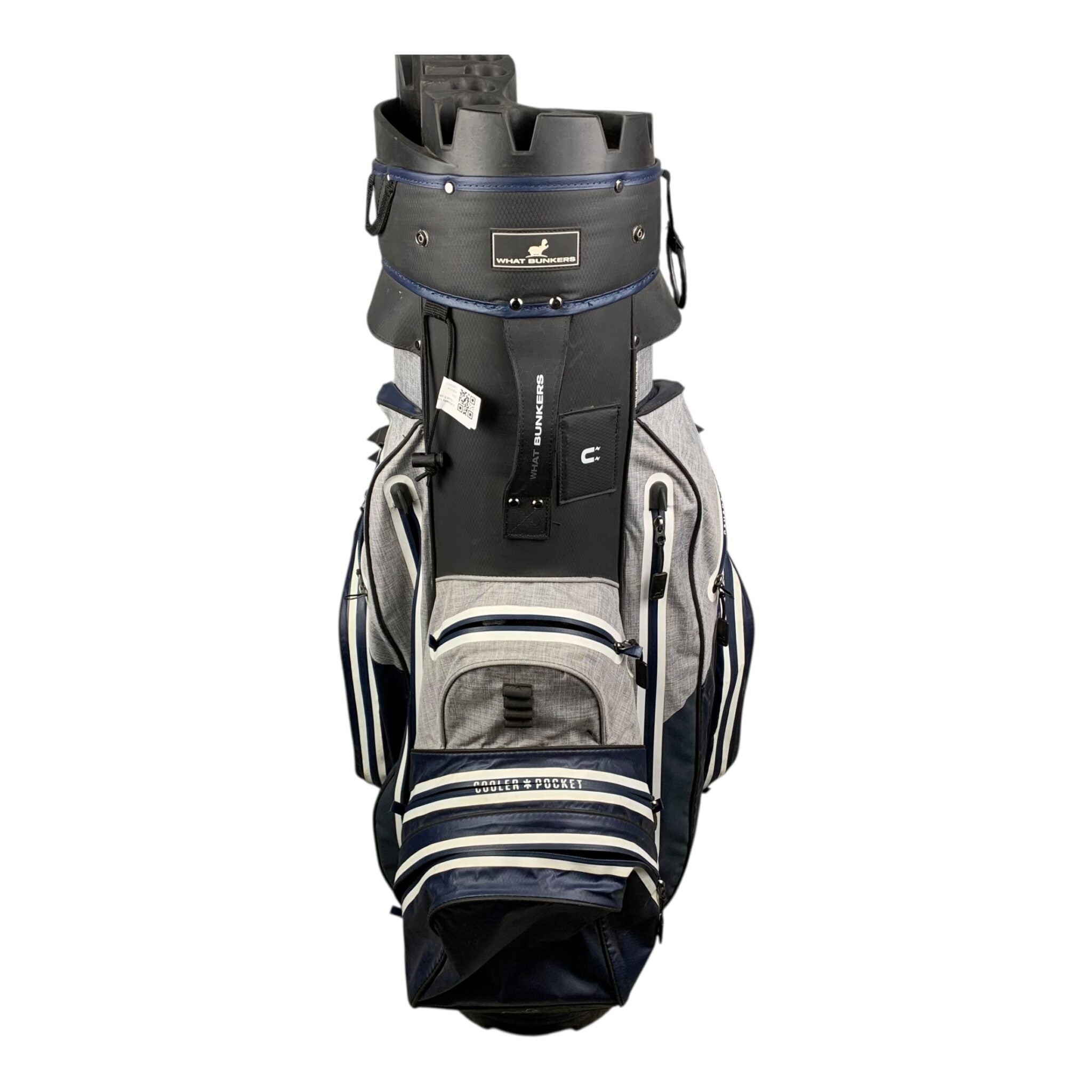 WhatBunkers Kibo Cartbag / Grey/Navy / Divider-Top