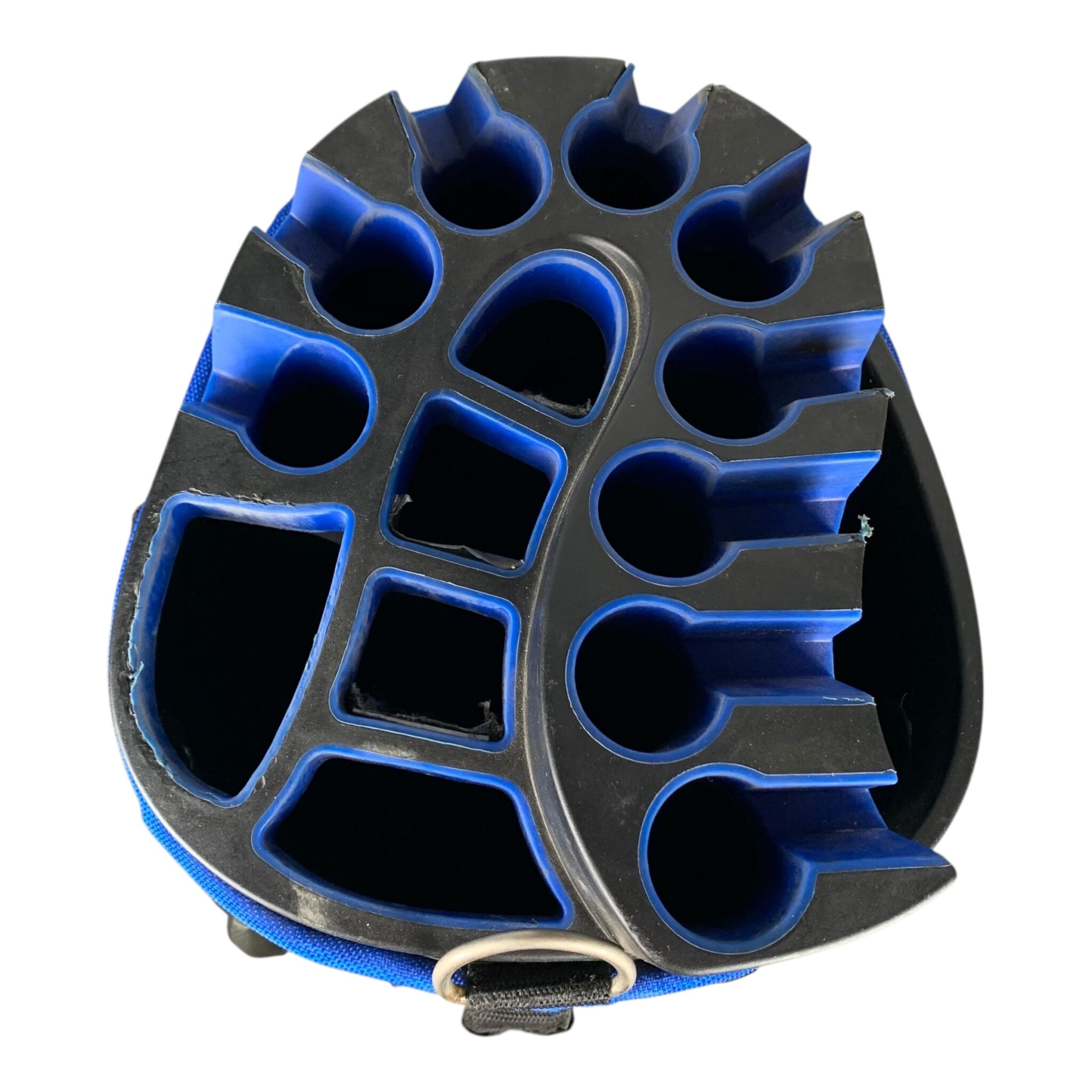 BackTee Cartbag / Black/Blue / 15-Rum