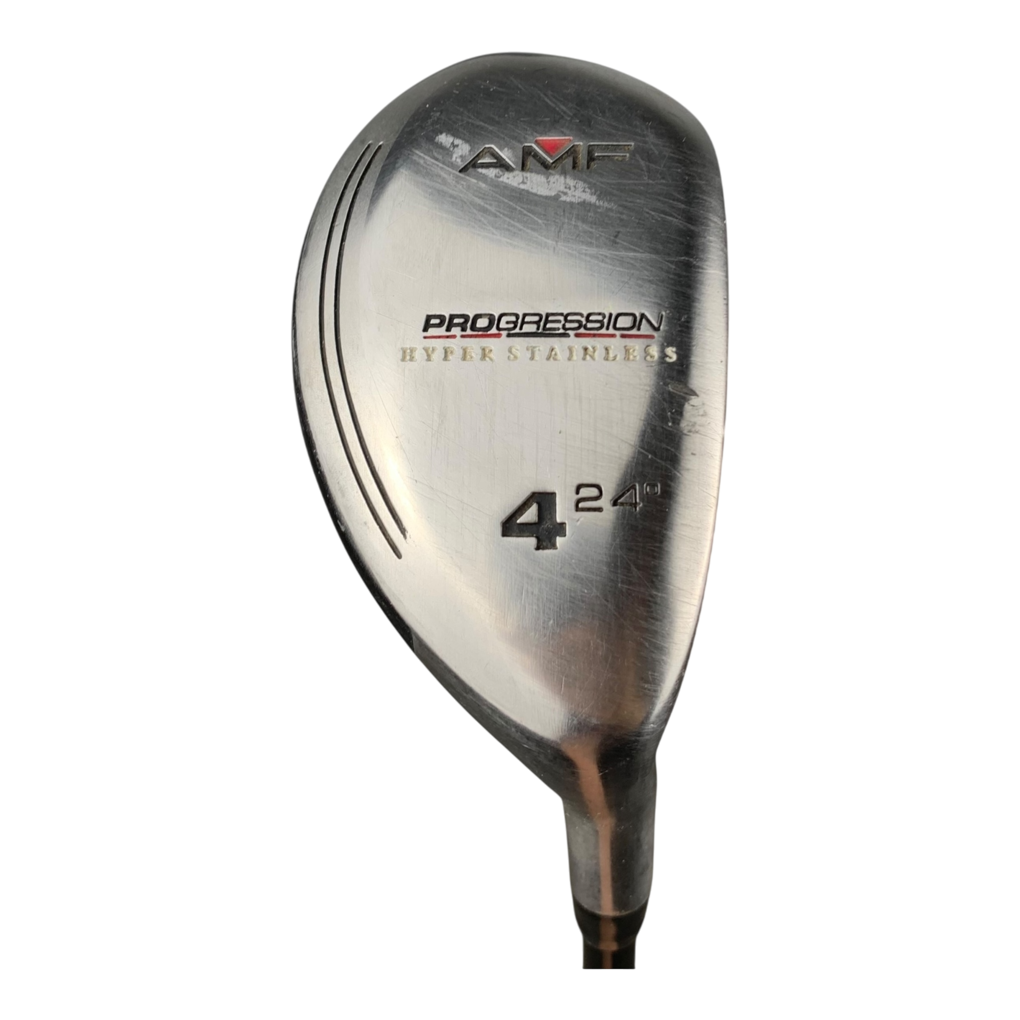 Adamsgolf AMF Hybrid / Flex Regular / Grafit / #4/24 hovedbillede - brugt golf udstyr i god stand
