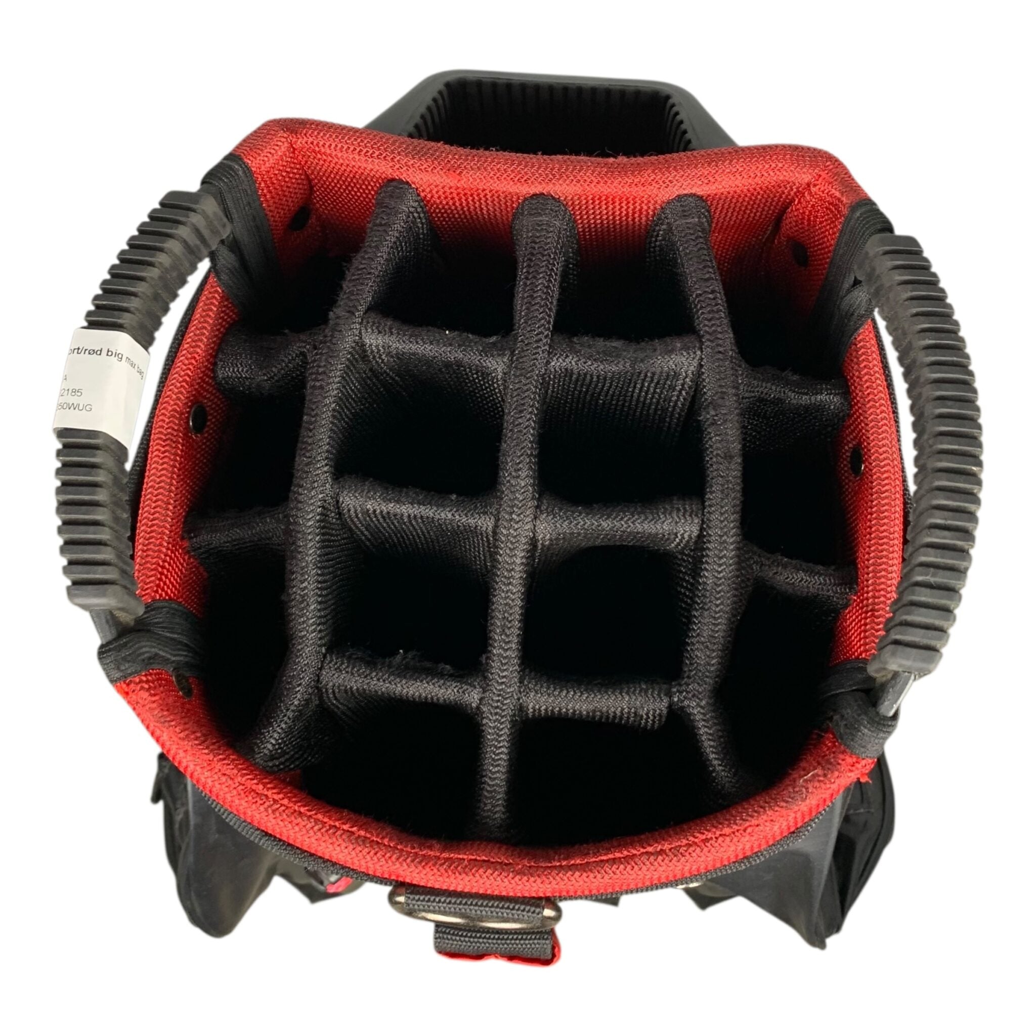 Big Max Drylite Active Cartbag / Black/Red / 15-Rum