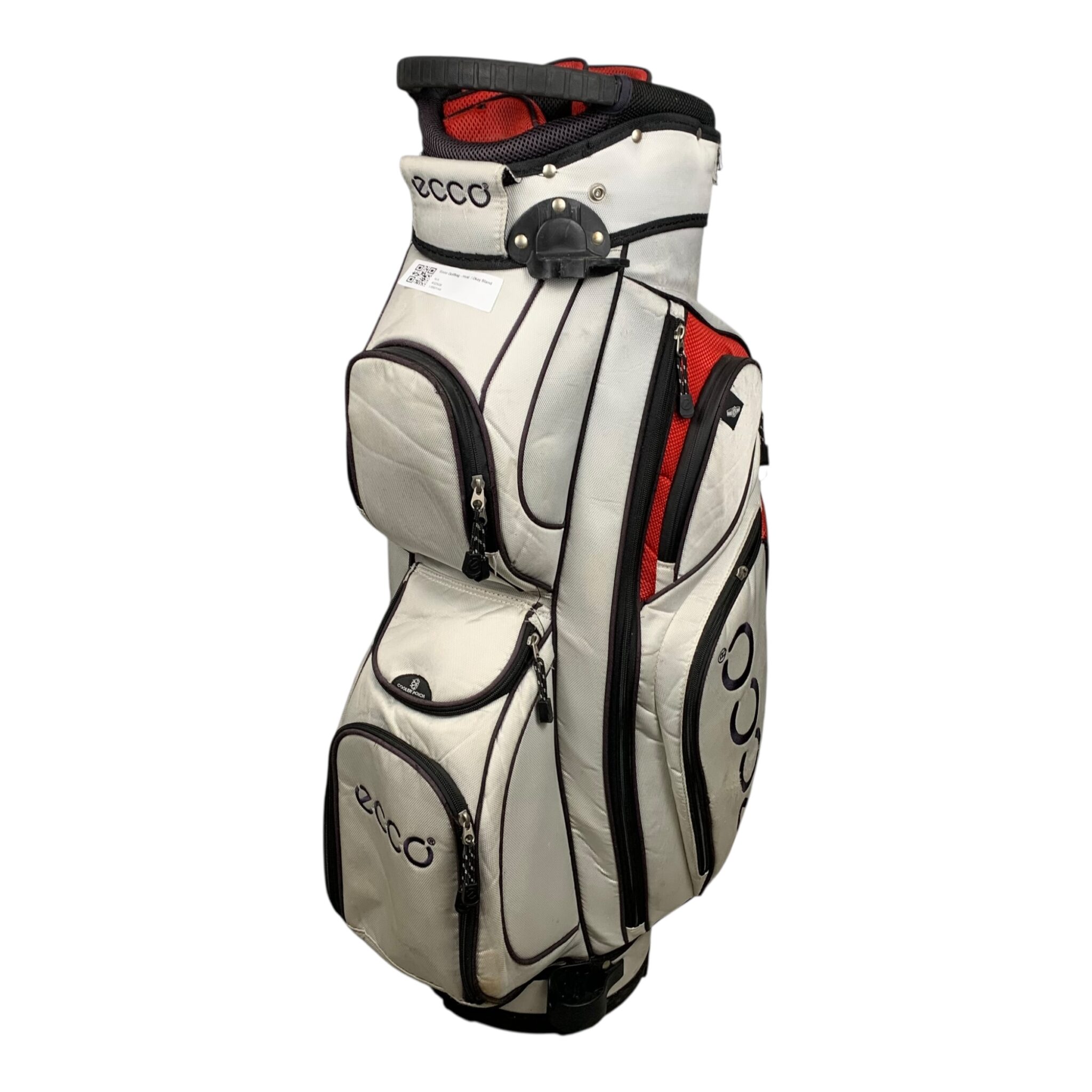 Ecco Cartbag / White/Red / 14-Rum