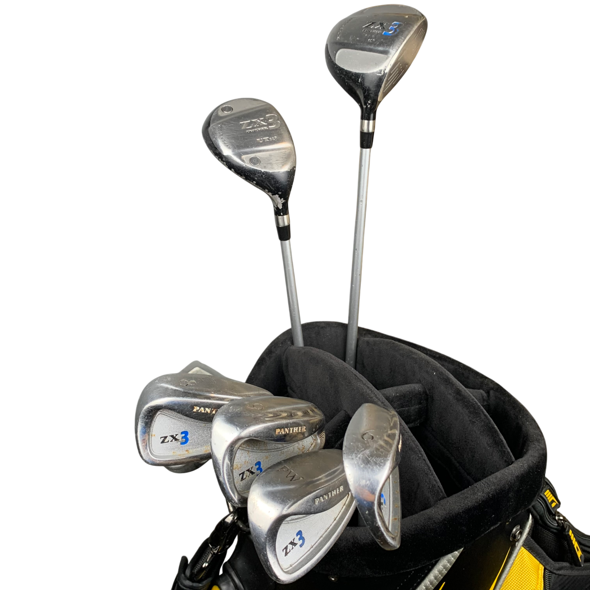 Panther Komplet Sæt U. Bag / Flex Regular / Graphite hovedbillede - brugt golf udstyr i god stand