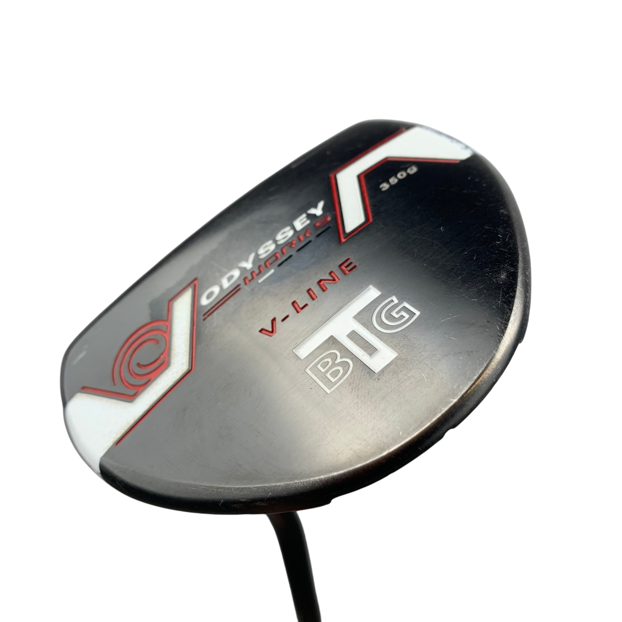 Odyssey Works V-line Big T Putter / 34" Venstre hovedbillede - brugt golf udstyr i god stand