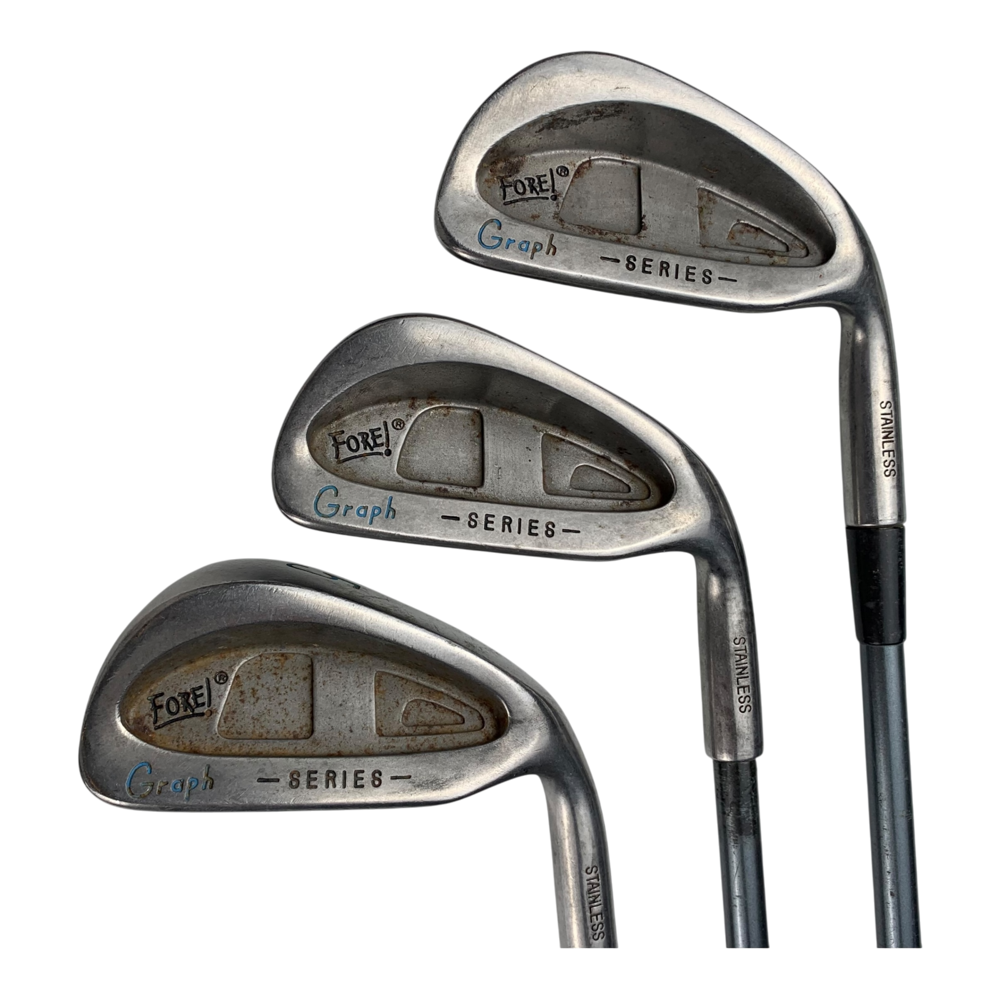 FORE! Graph Series Jernsæt / Flex Ladies / 3-SW / Grafit hovedbillede - brugt golf udstyr i god stand