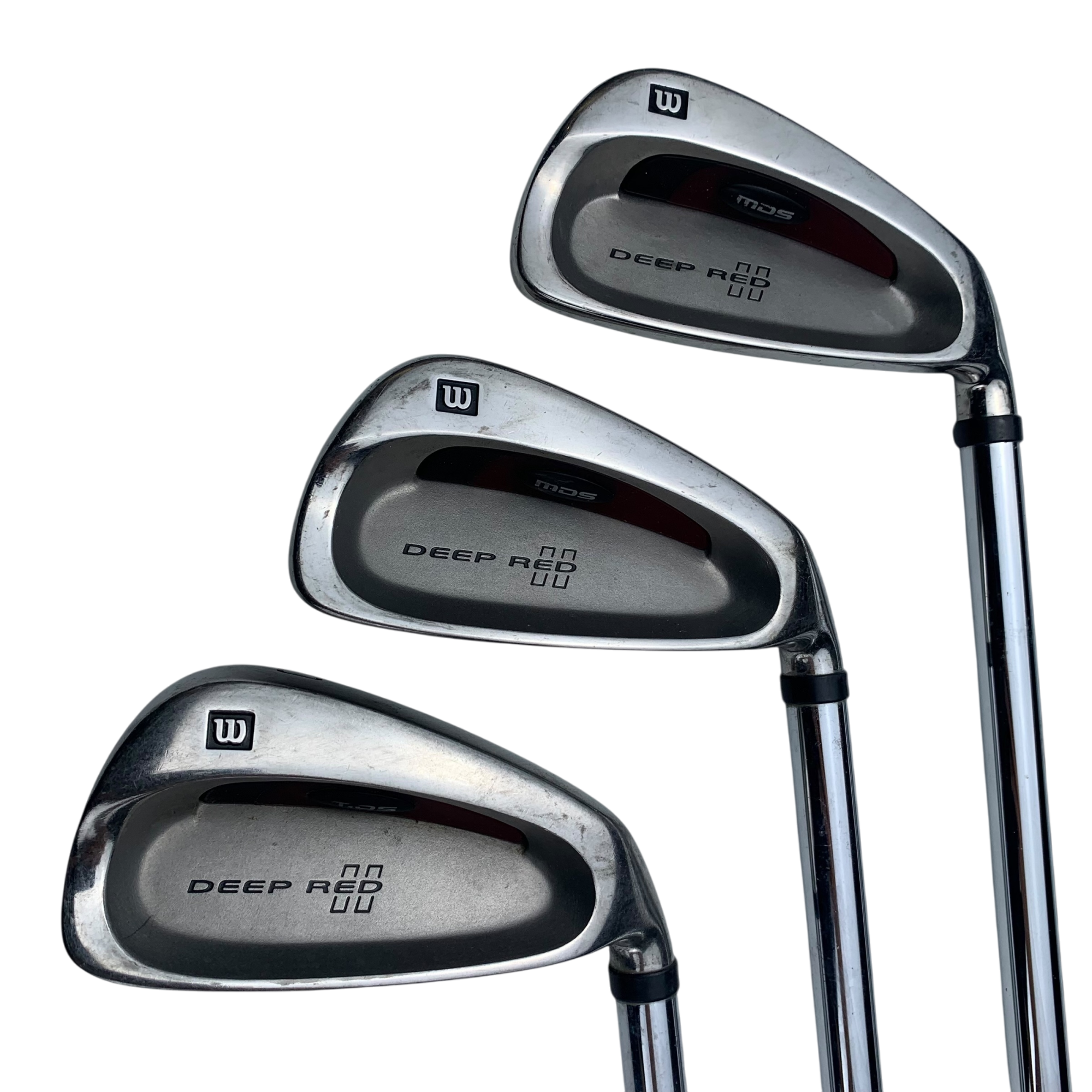 Wilson Deep Red Jernsæt / Flex Regular / 3-SW / Stål hovedbillede - brugt golf udstyr i god stand