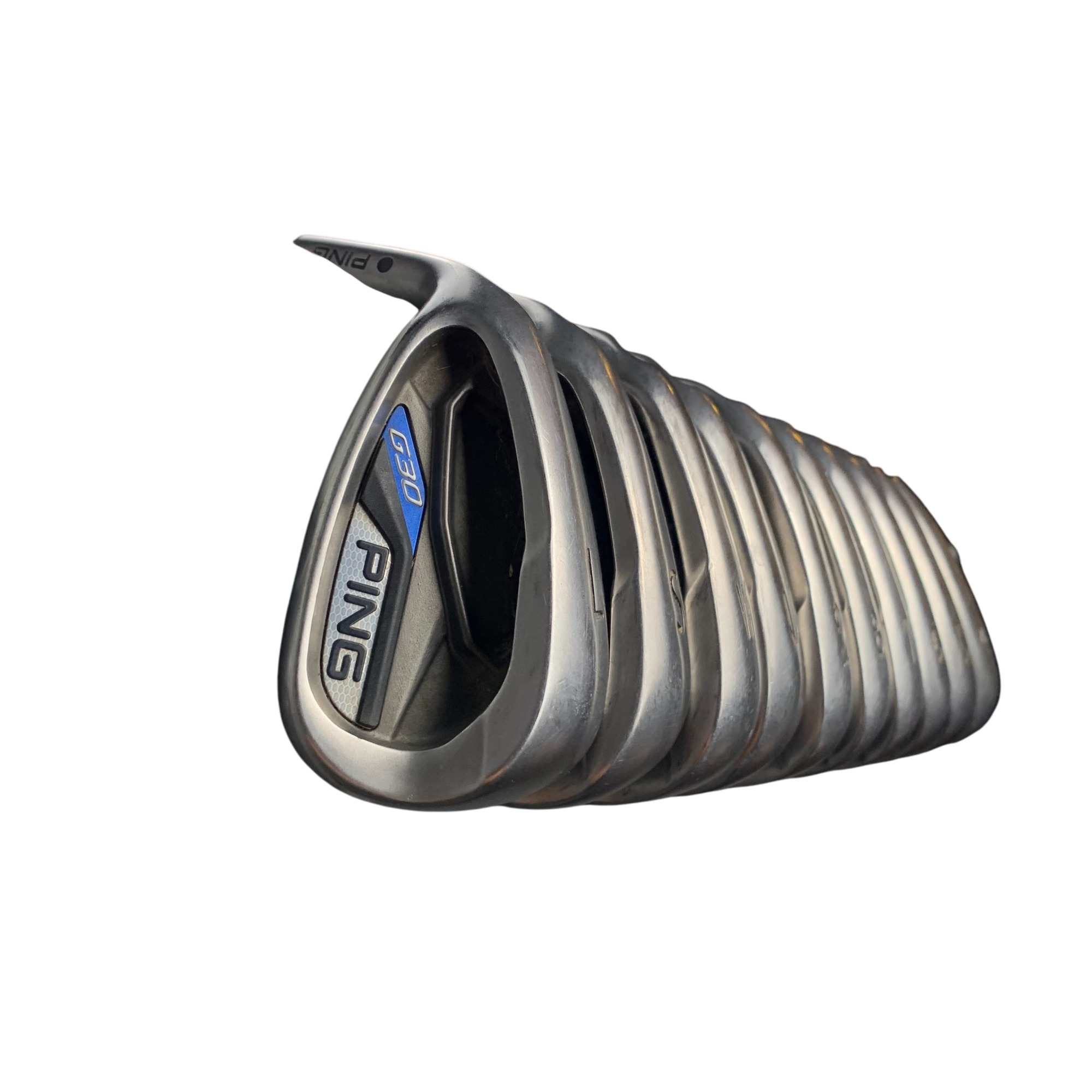 PING G30 Jernsæt / Flex Stiff / 4-LW / Stål Venstre galleri billede 3 - brugt golf udstyr i god stand