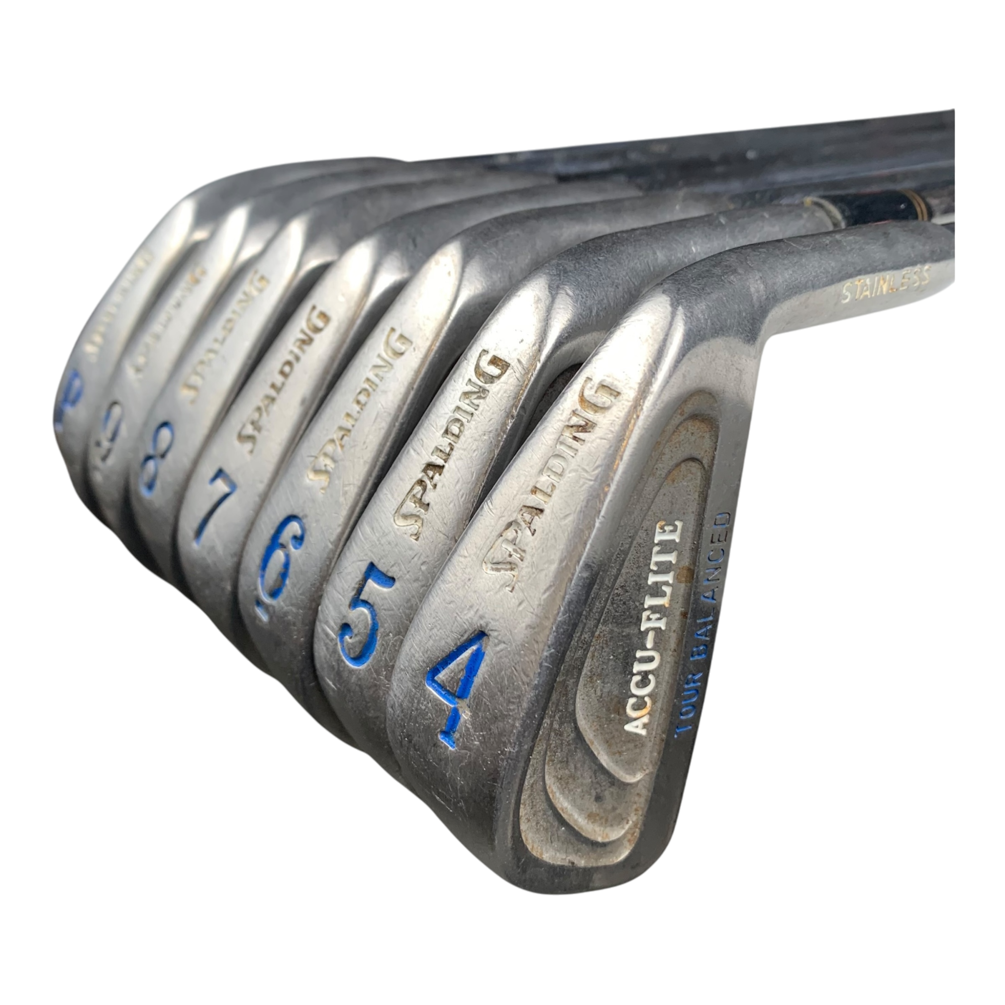 Spalding accu-flite Jernsæt / Flex Ladies / 4-PW / Stål galleri billede 3 - brugt golf udstyr i god stand