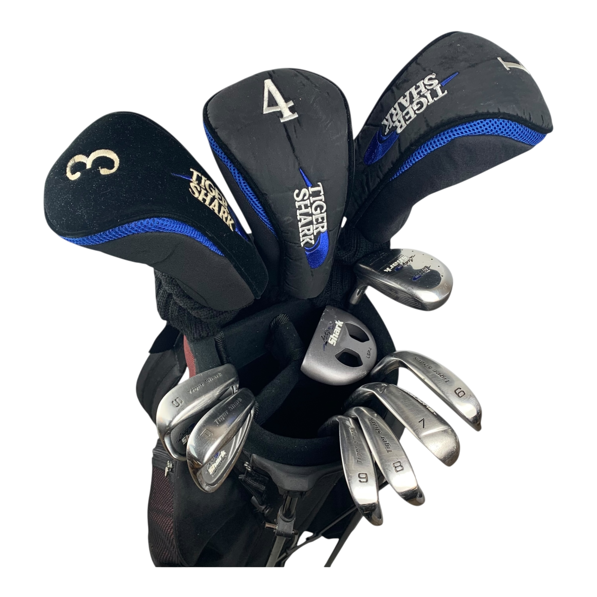 Lady Shark Komplet Sæt M. Bag / Flex Ladies / Graphite galleri billede 3 - brugt golf udstyr i god stand