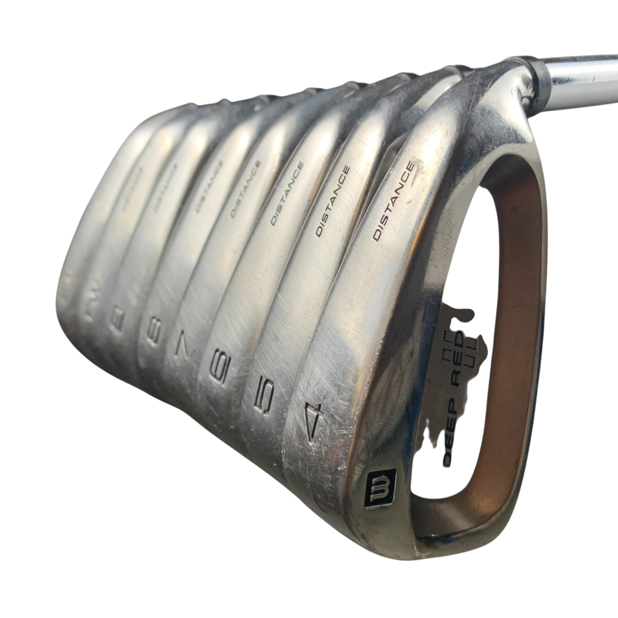 Wilson Deep Red Jernsæt / Flex Regular / 4-SW / Stål galleri billede 3 - brugt golf udstyr i god stand
