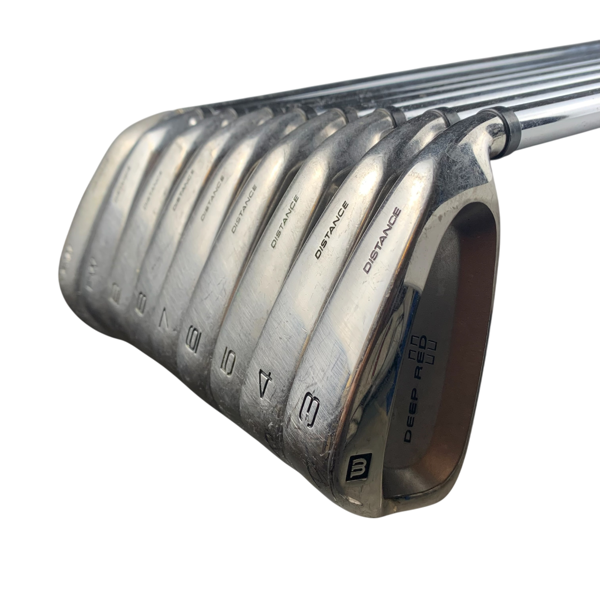 Wilson Deep Red Jernsæt / Flex Regular / 3-SW / Stål galleri billede 3 - brugt golf udstyr i god stand