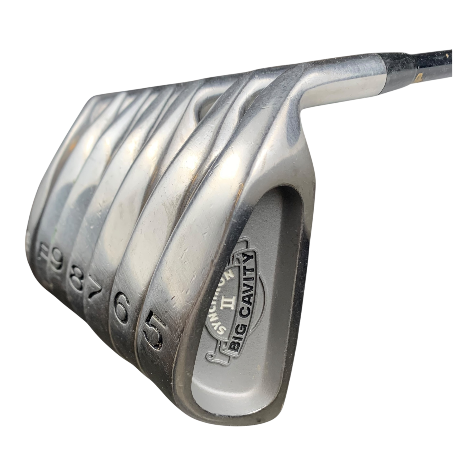 Synchron II Big Cavity Jernsæt / Flex Regular / 5-SW / Grafit galleri billede 3 - brugt golf udstyr i god stand