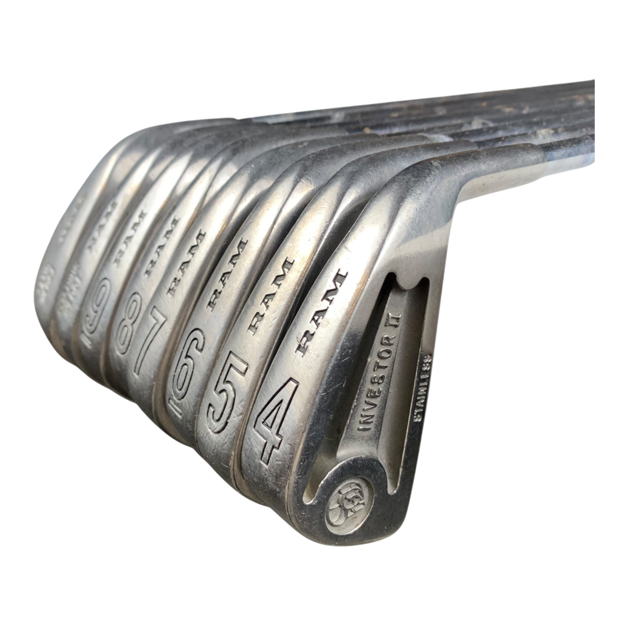 Ram Investor II Jernsæt / Flex Uniflex / 5-SW / Stål galleri billede 3 - brugt golf udstyr i god stand