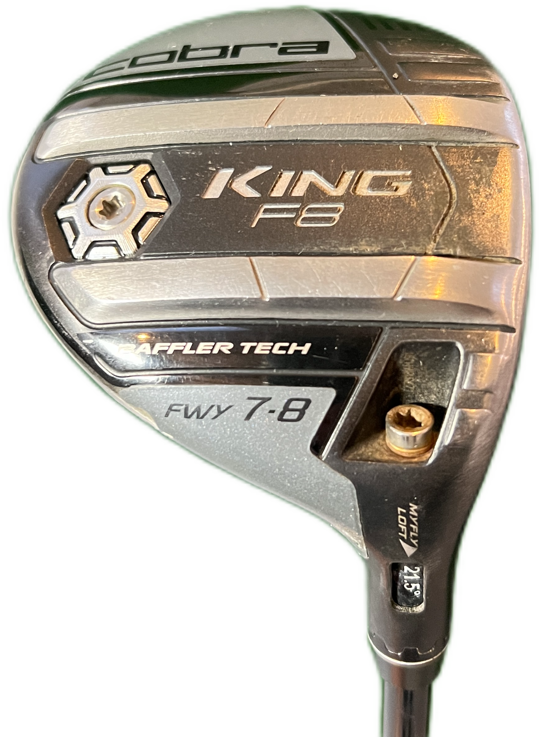 Cobra KING F8 7 Wood Fairway inkl. Headcover Brugt Okay Stand